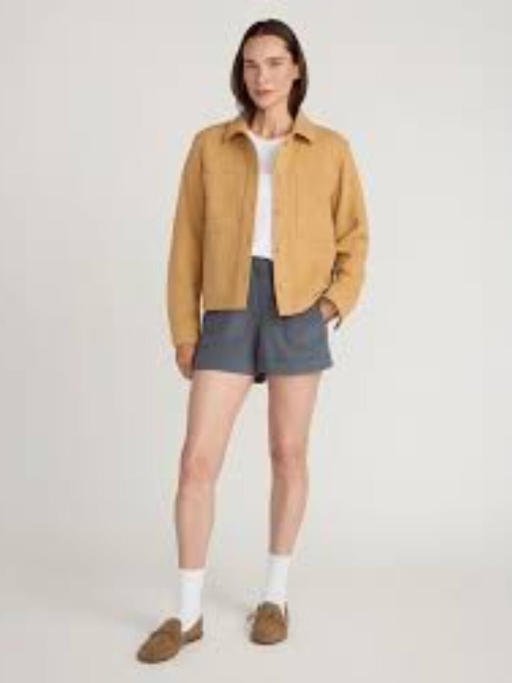 NWT Mondetta The On-the-Go Cropped Jacket Camel Size Medium